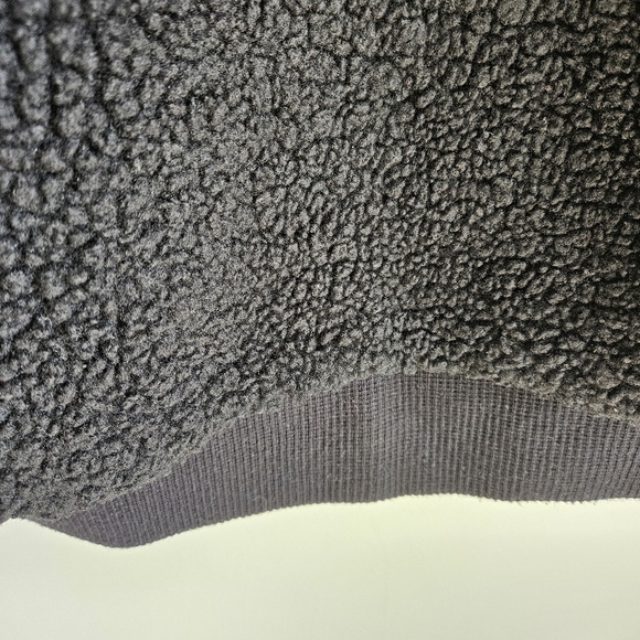 Moose Knuckles Black Full Zip Hooded Sherpa Coat - Picture 10 of 16